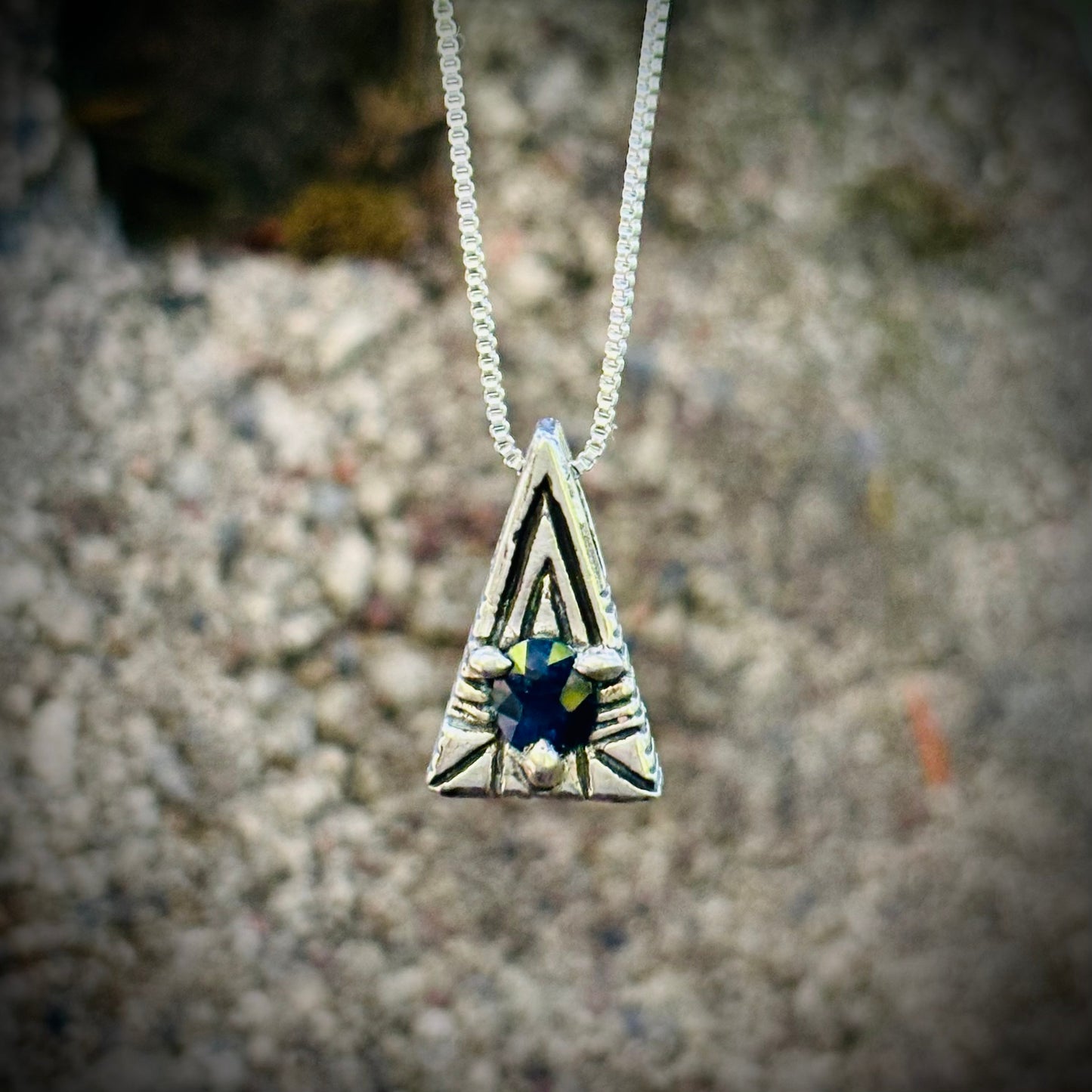 Wise Pyramid Necklace
