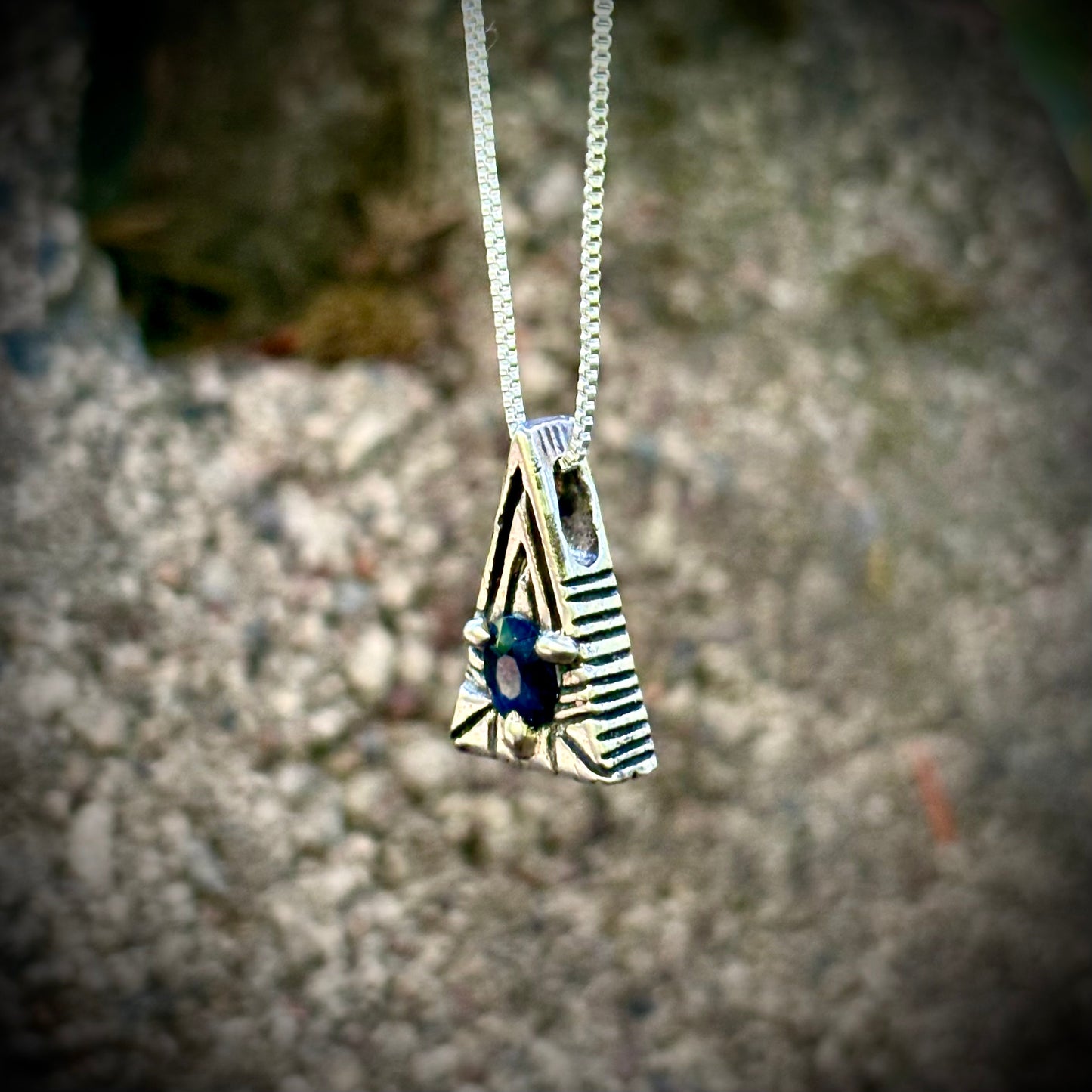Wise Pyramid Necklace