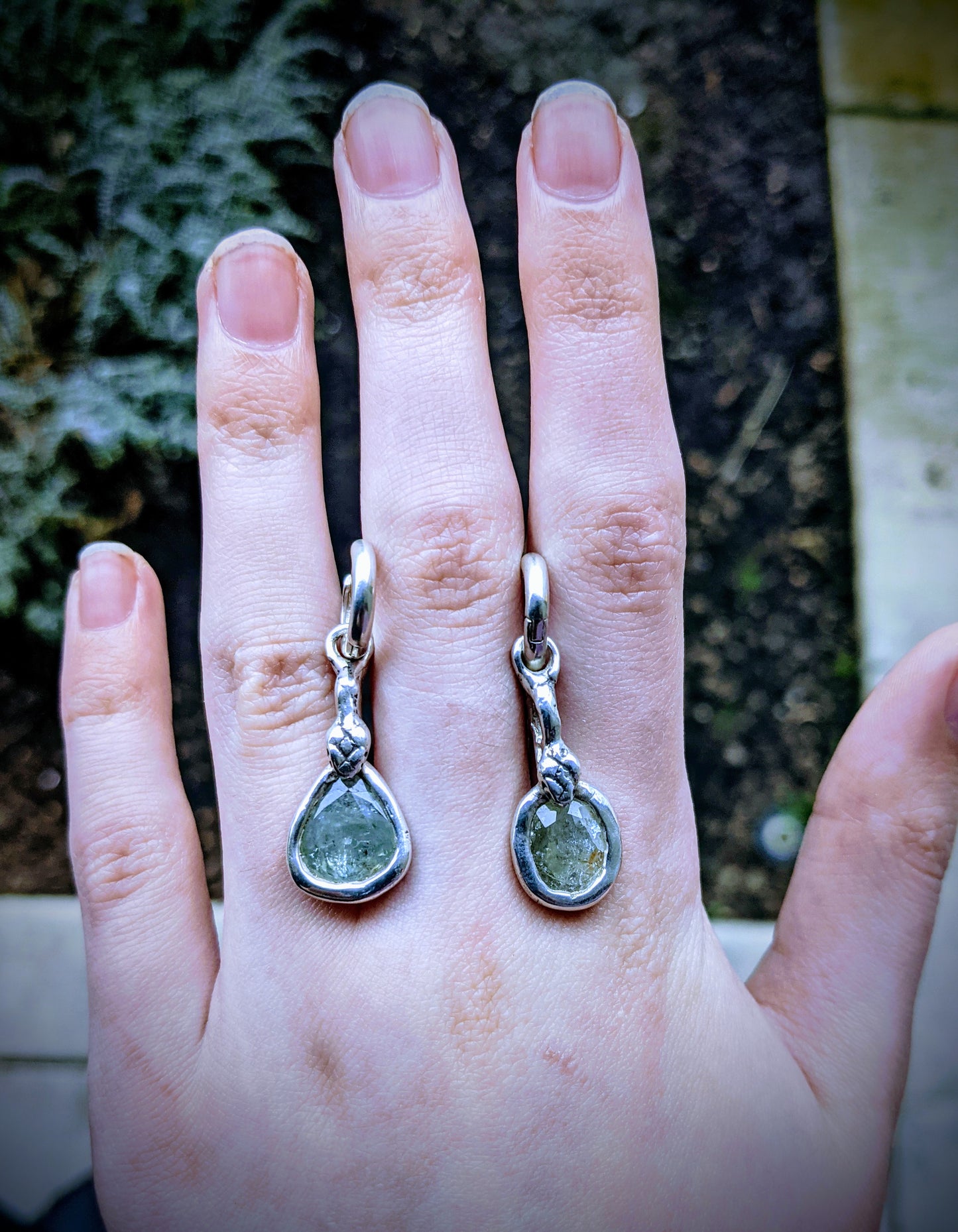 Serpent's Hoop Earrings