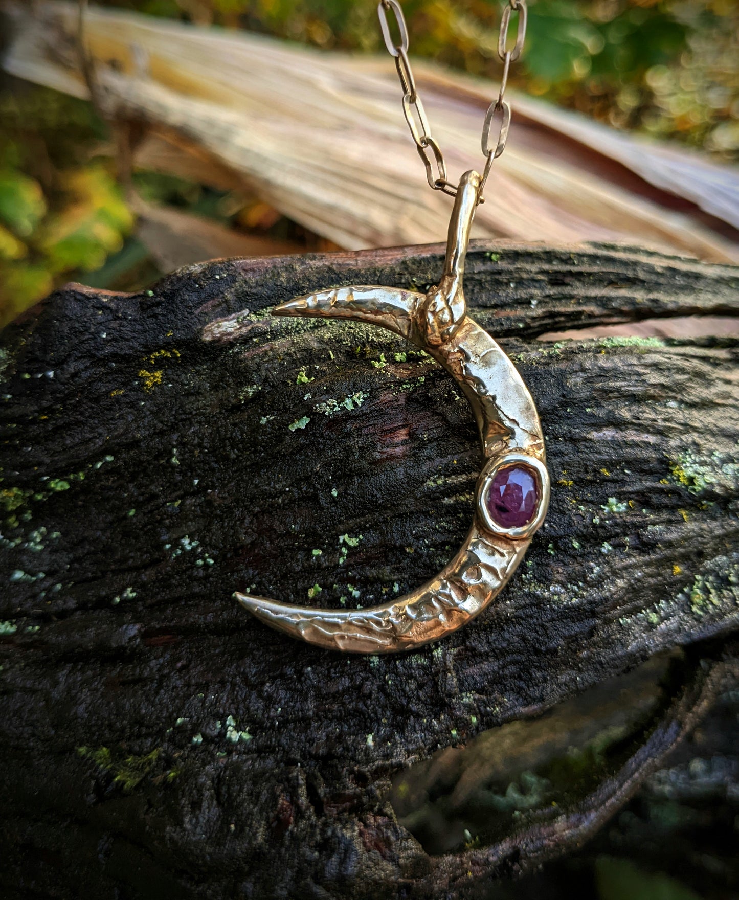 Selene Crescent Necklace