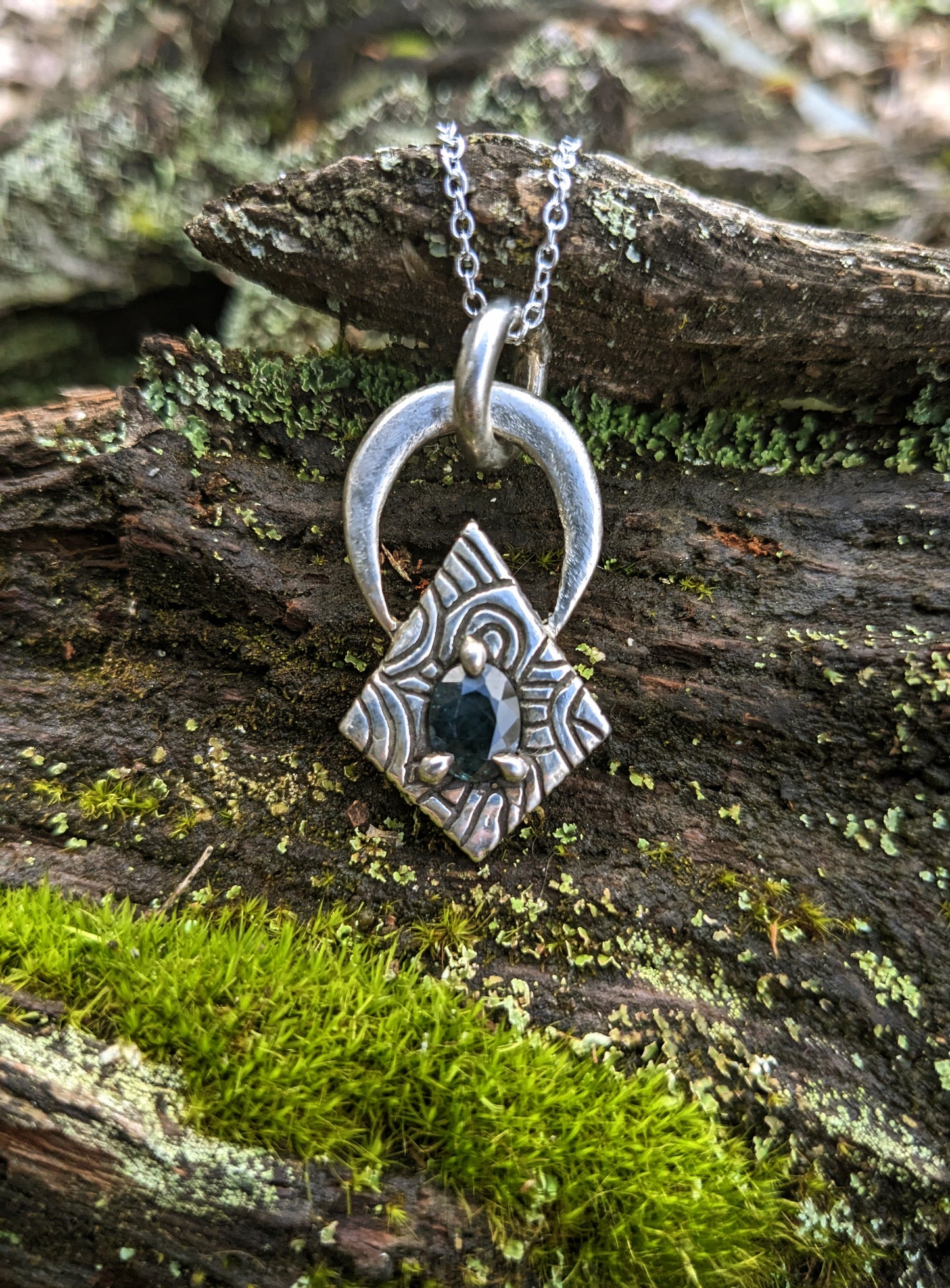 Suminagashi Necklace