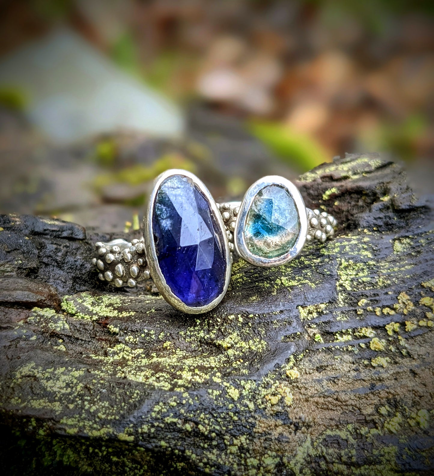 Iolite Bonbon Ring