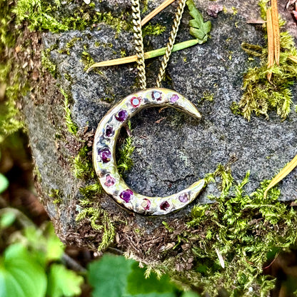 Fire Luna Necklace