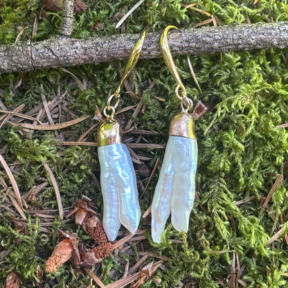 Fang Pearl Earrings #3