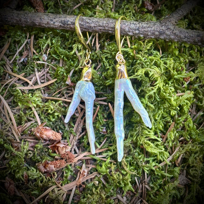 Fang Pearl Earrings #2