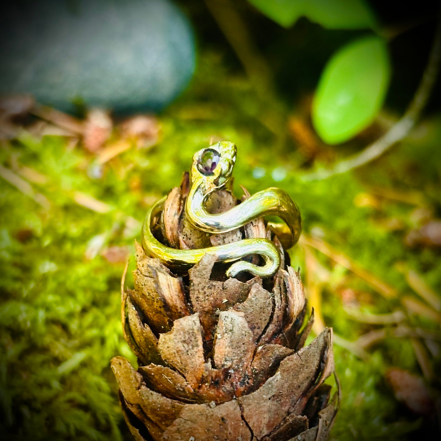 BB Snek, 14k gold