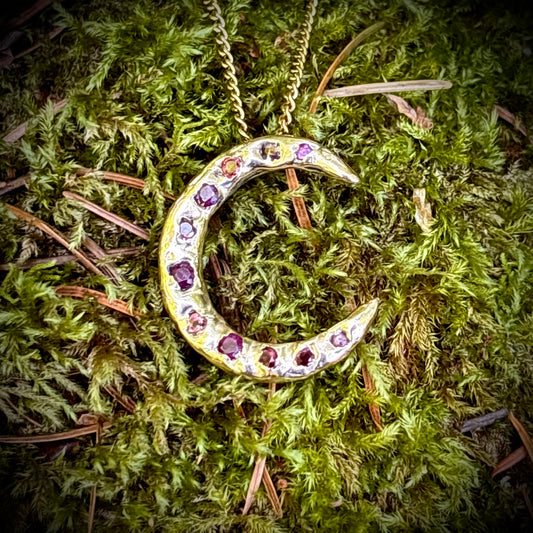 Fire Luna Necklace