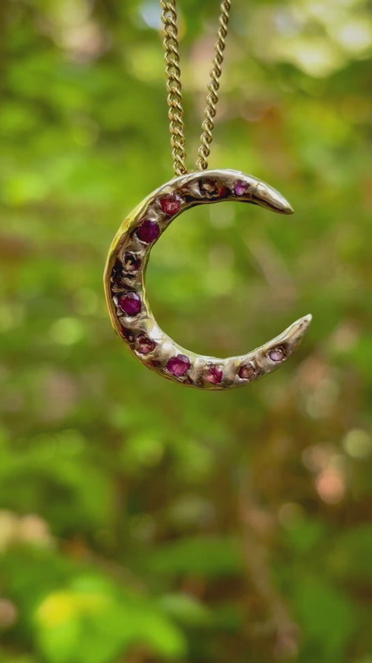 Fire Luna Necklace