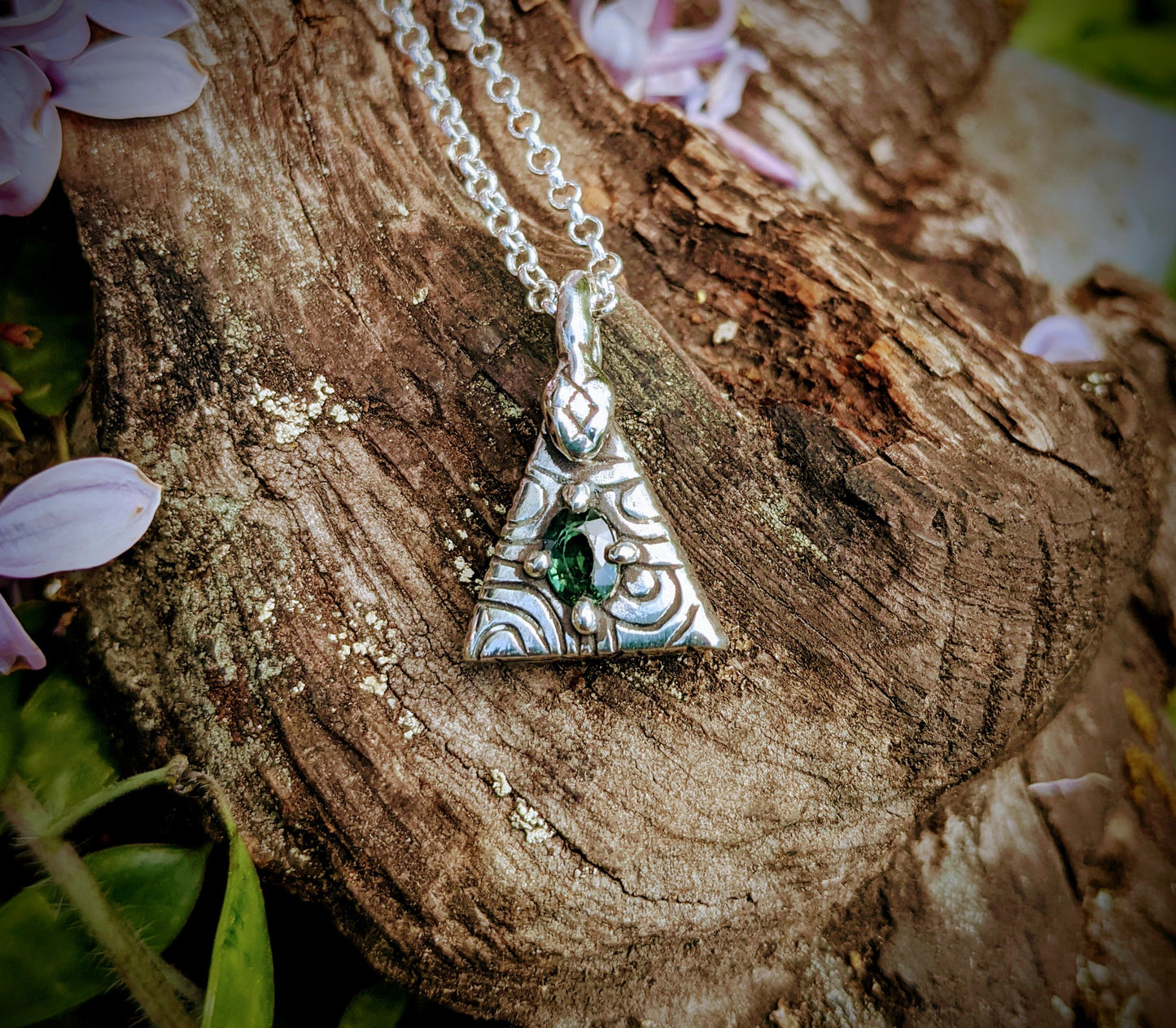 Serpent's Pyramid Necklace