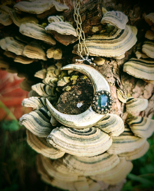 Crowned Luna Necklace