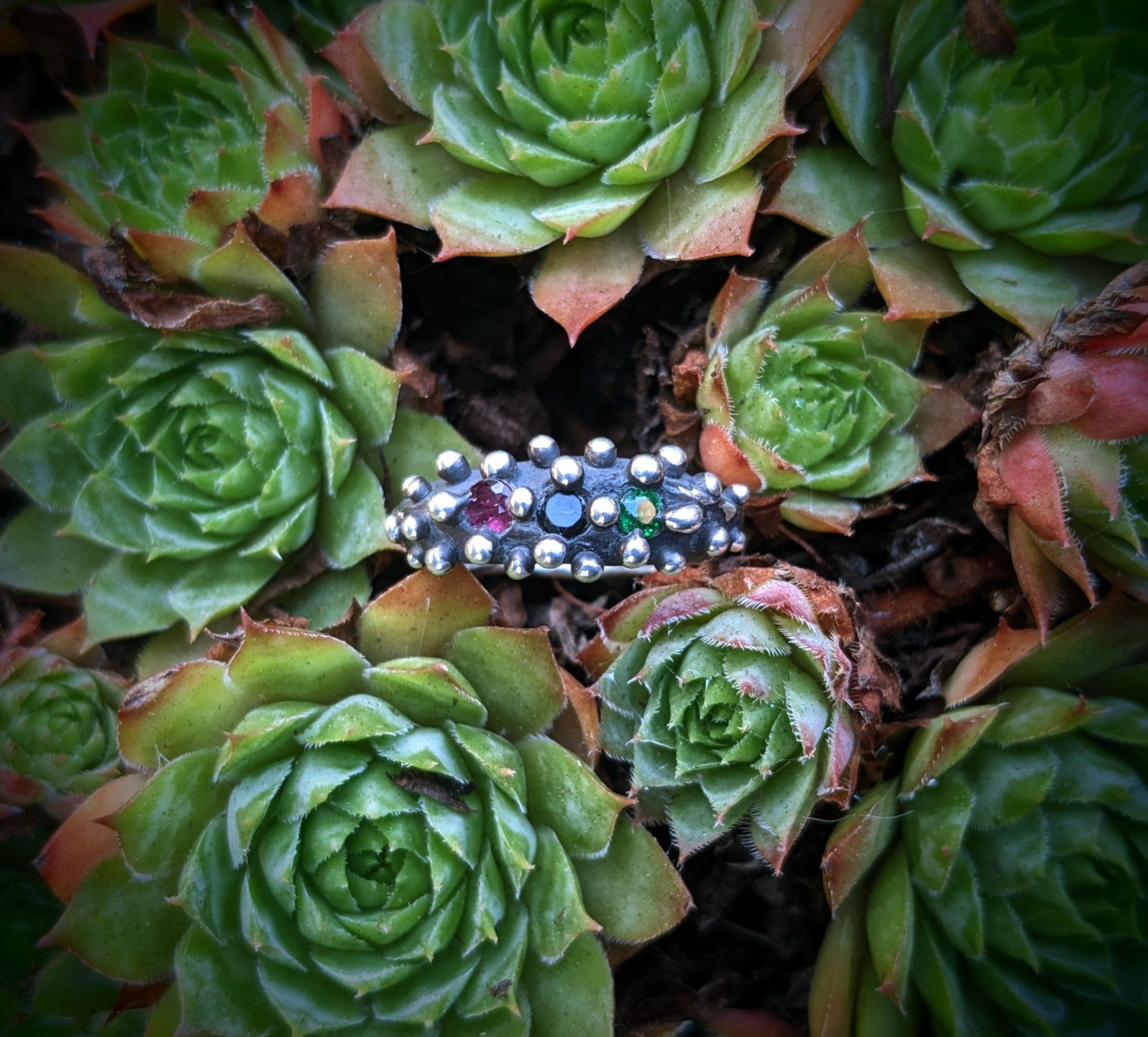 Boba Ring, Sterling Silver, Size 6.